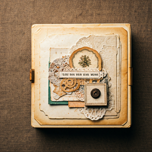 Vintage scrapbook